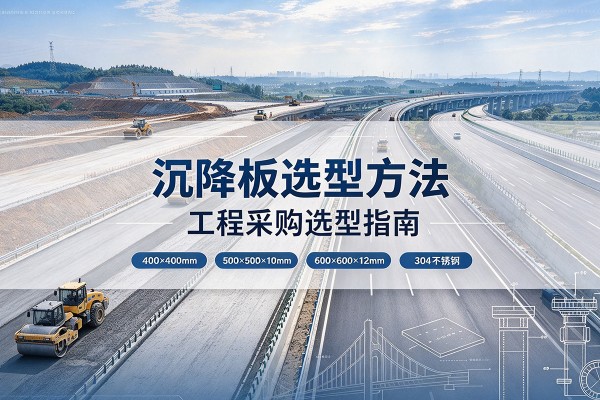 太和沉降板选择方法